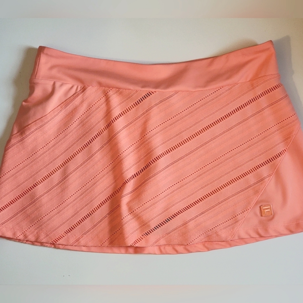 Orange Fila Tennis skirt